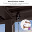 Pergola mauve d'extérieur à abat-jour ajustable à motif persien de 11 pi x 18 pi avec toit rétractable pour terrasse