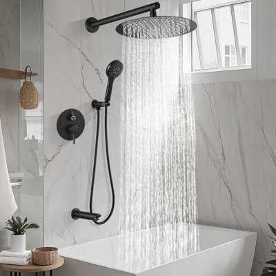 Dome shaped complete shower system