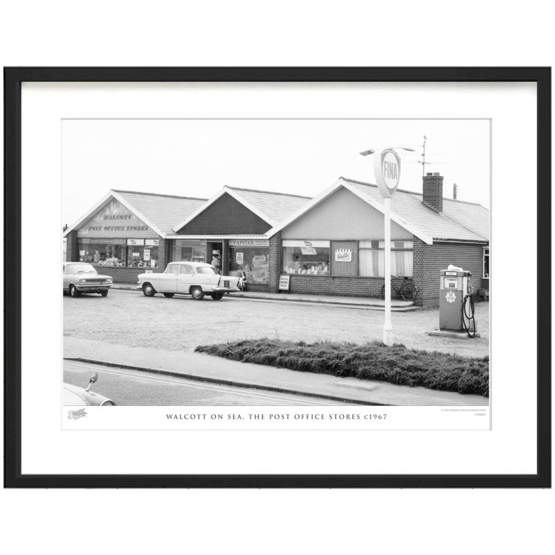 Walcott On Sea, The Post Office Stores C1967 by Francis Frith - Single Picture Frame Print, 45cm H x 60cm W x 2.3cm D