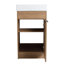  Ensemble de meuble-lavabo simple 18 po avec plateau en céramique Yaremy