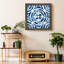 Cobalt tiles IV, reproduction d’art sur toile encadrée-31037158-31036957