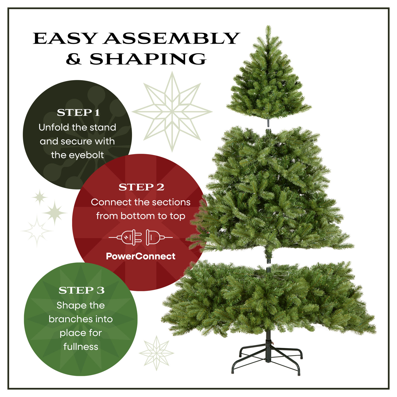  Dunhill Fir Tree with PowerConnect and Dual Color LED Lights, 12'