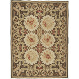 Wool Floral Area Rug