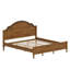 Lit plateforme durable en bois, tête et pied de lit assortis-129427985