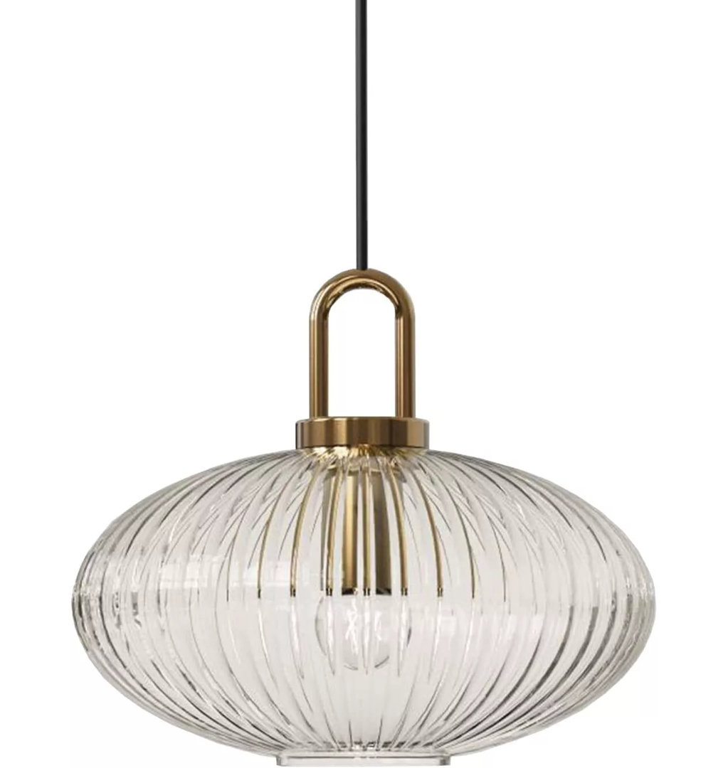 1 - Light Gold Sphere Pendant