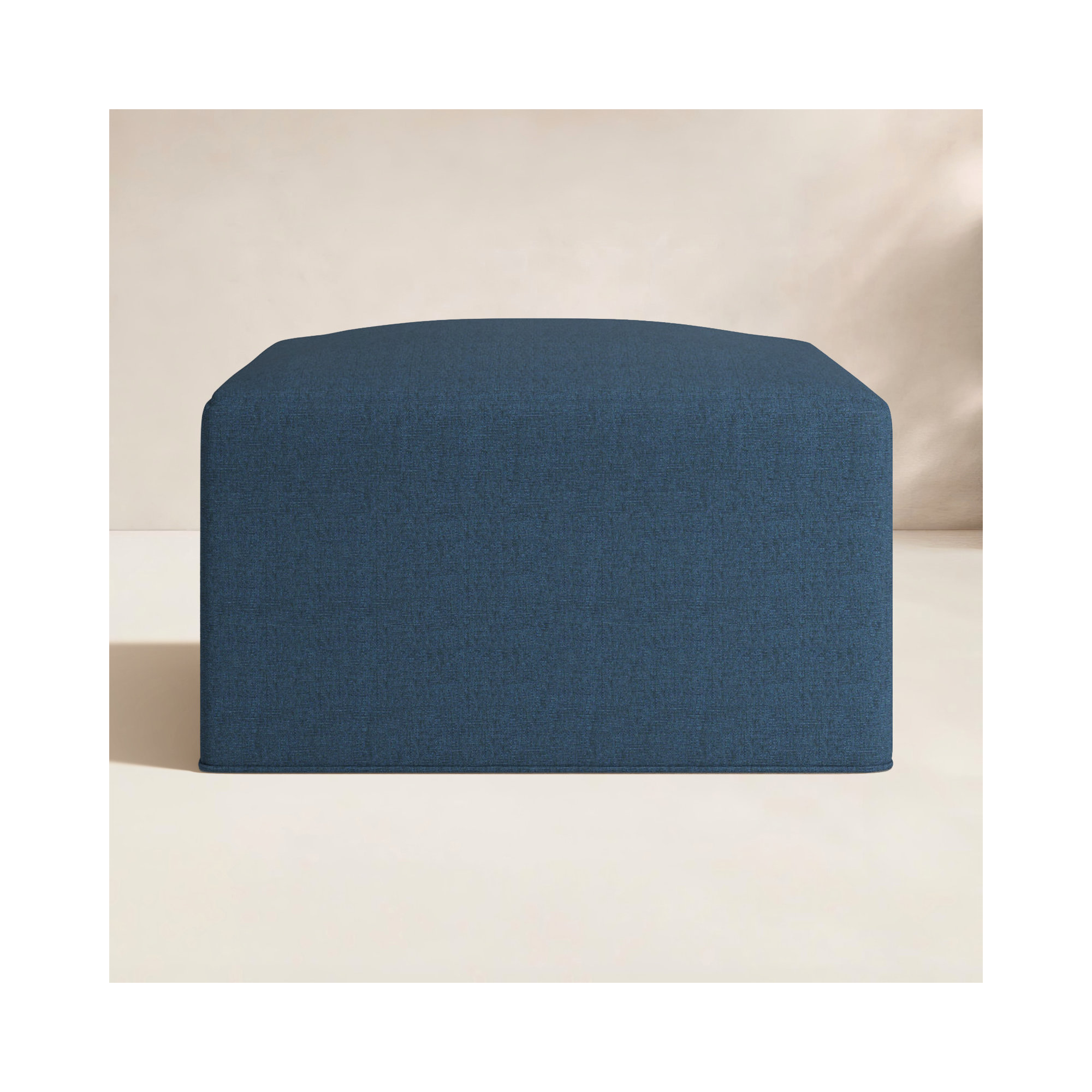 Eliana  Outdoor Ottoman, Spectrum Indigo Sunbrella®