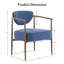 Chaise d'appoint moderne avec structure en fer, chaise de salon douce et confortable pour la chambre à coucher et la salle à manger-1541386925-1541386920