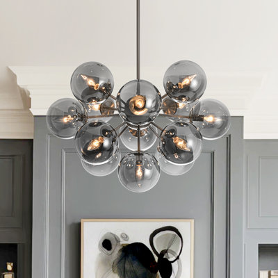 13 - Sputnik Glass Globe Chandelier