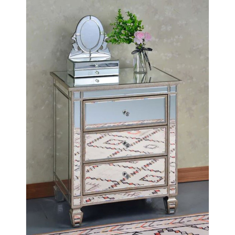 Table de chevet à miroir Cerridale