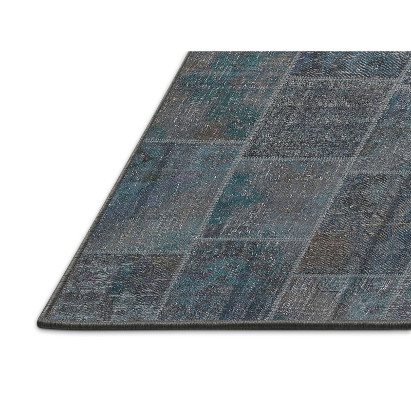 Tapis noir Decosta, Rectangle 5 pi x 7 pi