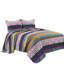 Ensemble de couvre-lit réversible Boho Stripe-29429525-63989723