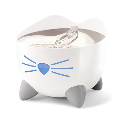 Fontaine intelligente Catit Pixi avec plateau en acier inoxydable et télécommande