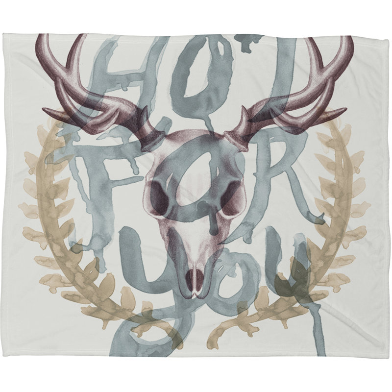 Wesley Bird Throw Blanket, Large