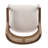 Ansel Mid-Century Modern Rubberwood Dining Chairs with Cane Back and Upholstered Seat-123627870-123627868