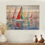 «Sachso Miminimlaism Watercolor Regatta III», reproduction sur bois-1145772424
