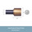 Claremont Astrid Adjustable 1" Single Curtain Rod-78557707-78557702
