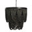 2-Tier Draped Wood Bead Chandelier-1179555381