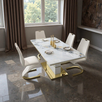 Modernsimple and light luxury dining table sets