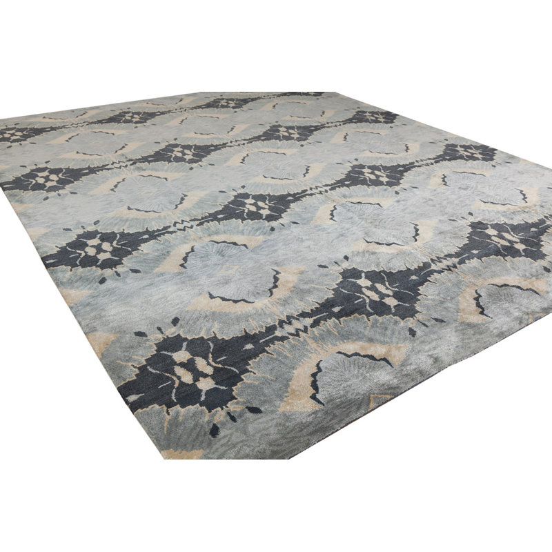 Contemporary Geometric Area Rug, Rectangle 4' x 6'