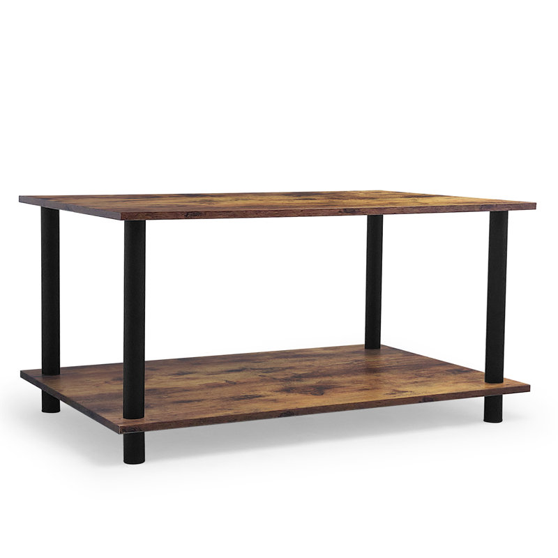 Table basse Sonye Farmhouse, H 18 po x l 35,43 po x P 21,65 po