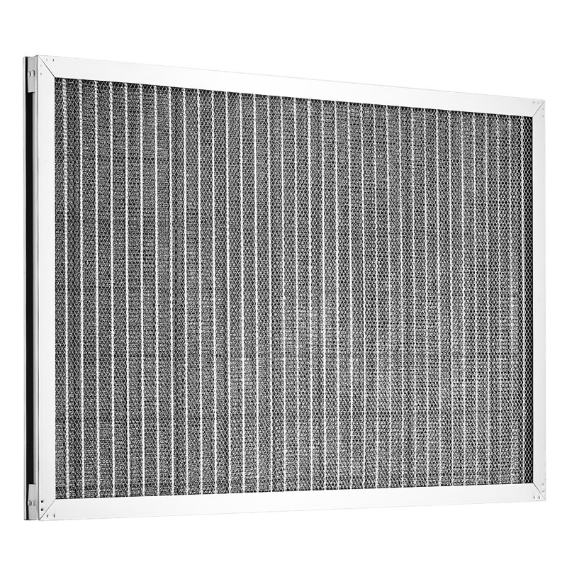 Electrostatic Air Filter, 16X25x1 Inch Washable And Reusable Aluminum AC/HVAC Furnace Filter, MERV 8 Long Lifetime,Home Or Office (Actual Size: 15.5 X 24.65 X 0.82 In)