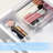 25 Pcs Clear Plastic Drawer Organizers Set