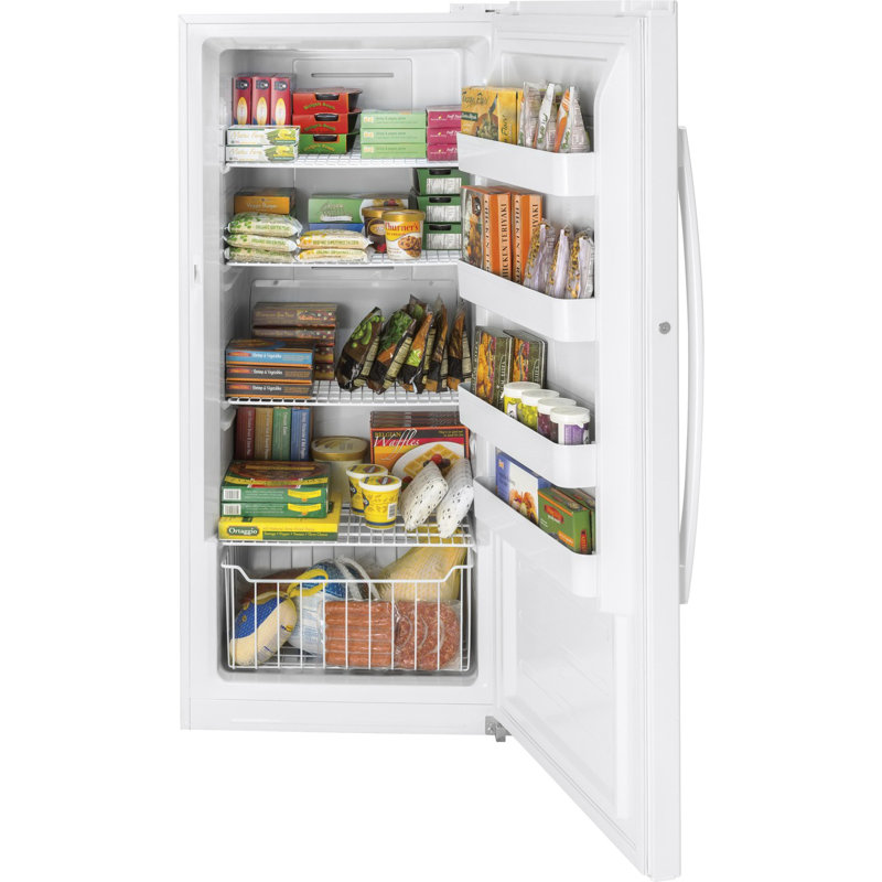 GE® 14.1 Cu. Ft. Frost-Free Garage Ready Upright Freezer