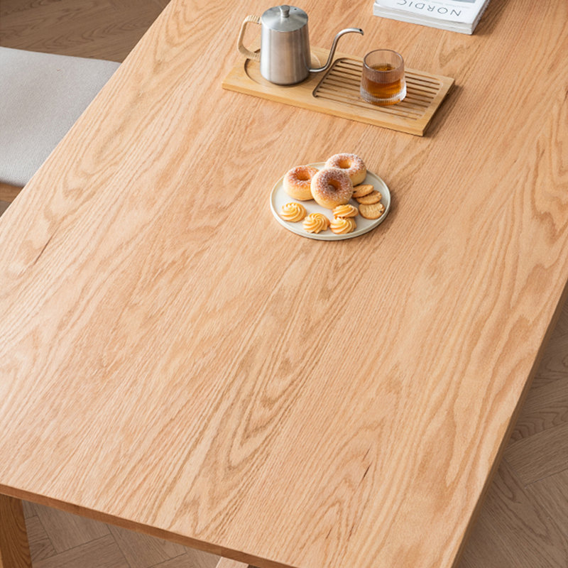 Table de salle à manger Burlywood, H 29,53 po x L 70,87 po x l 35,43 po