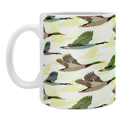 Grande tasse à café flying ducks