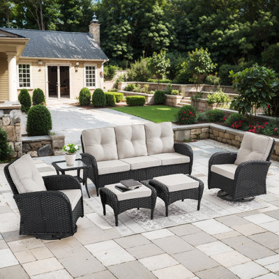 6 - Person Outdoor Seating Group With Cushions