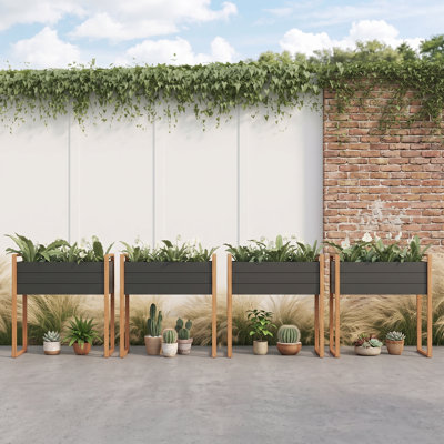 Bundeena Metal Planter Box, Set Of 4