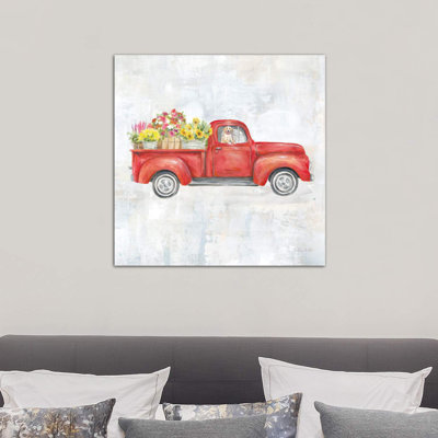" Vintage Red Truck " by Cynthia Coulter