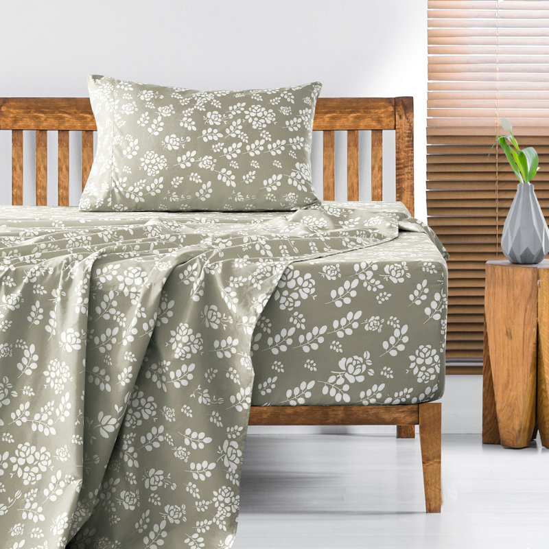 Ensemble de draps en microfibre Lux Decor Collection, Simple, Blanc