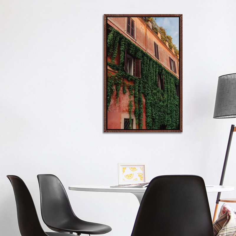 Roman Architecture IX by Bethany Young - Print on Canvas, 101.6cm H x 66.04cm W x 3.81cm D, Classic Brown Wood Framed