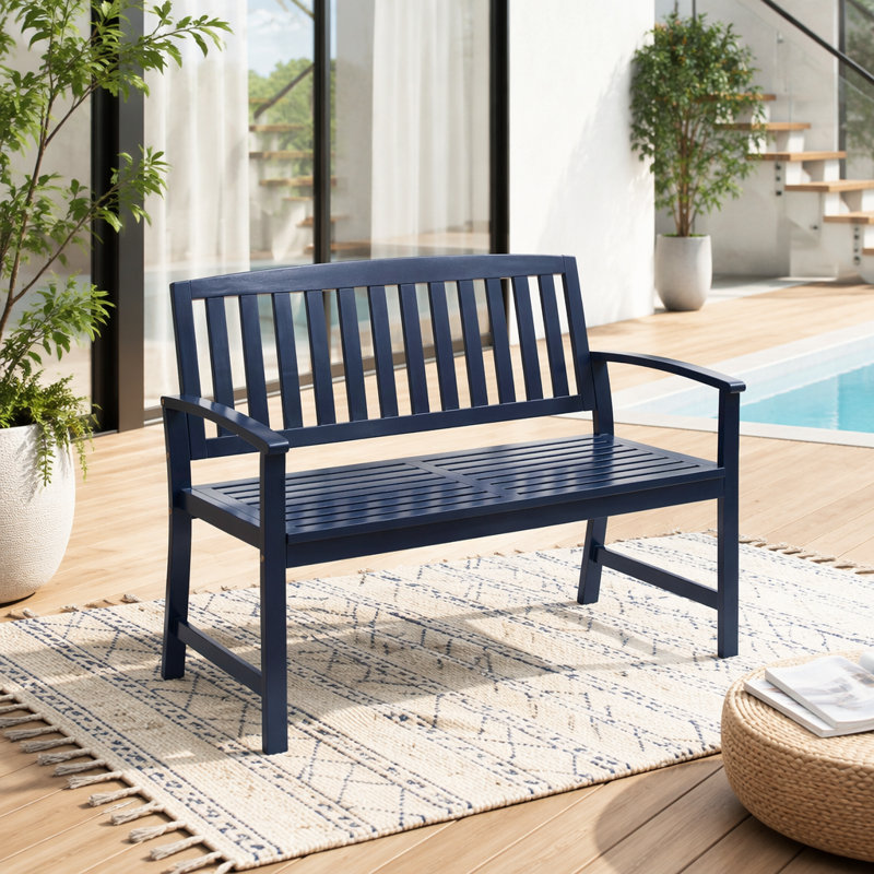 Banc de patio, Blue