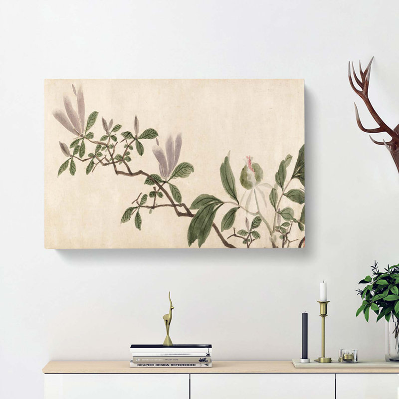 Flowers Of The Four Seasons Vol.2 by Shen Zhou - Wrapped Canvas, 50cm H x 76cm W x 3cm D