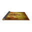 Tapis jaune en laine florale levasseur-1665333266
