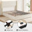Upholstered Velvet Platform Bed Frame With Wingback Headboard And 4 Storage Drawers-2017086069