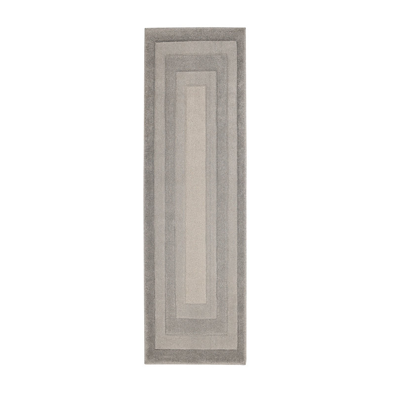 NEWPORT BORDER GREY , Runner 60 x 200cm
