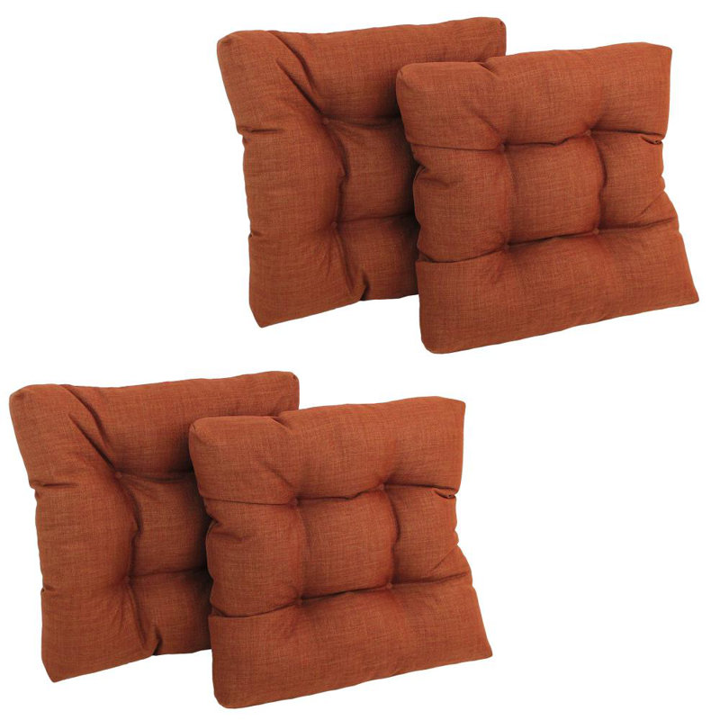 Outdoor 5'' Seat Cushion, Cinnamon, 2, Polyester