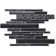 Karma Random Sized Glass Linear Mosaic Wall Tile