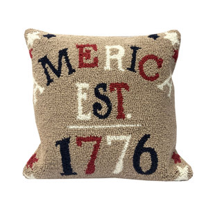America 1776 Taupe Pillow