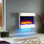 Darren Castleton Fires & Fireplaces 70.6cm W White Electric Fireplace