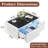  Smart Coffee Table with 93L Built-In Fridge & Freezer, Bluetooth Speakers, Wireless Charging, USB Ports, LED Lighting, Modern Living Room Refrigerated Table-99325240