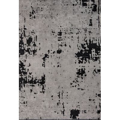 Tapis noir / gris Rapture