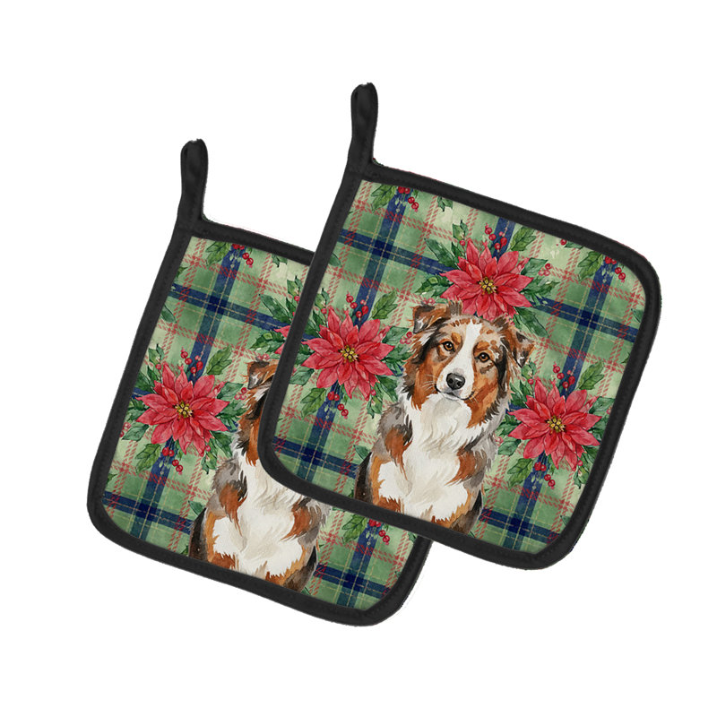 Paire de supports à casseroles Red Merle, Rouge