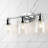 Reba Iron/Seeded Glass Classic Cottage LED Vanity Light-710652008