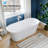 59.8" X 28.7" Freestanding Soaking Acrylic Bathtub