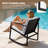 3 Piece Rocking Cafe Furniture Set Wicker Outdoor Patio Furniture Balcony Chair Assembly Kit With Glass Coffee Table-468026479