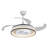 Lahela 42 Inch Modern Retractable Ceiling Fan with Light and Remote Control
